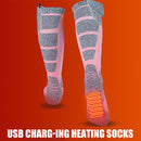 #A Electric Thermal Socks 3.7V Battery Heating Socks Breathable for Fishing Ca