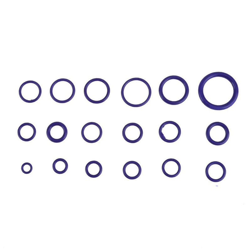 265pcs Assortment Kit Car HNBR Air Conditioning O Ring Seals Set(Purple) Newly
