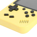 Pocket Handheld Game Console Gamepad 500 Video Games Player Gift (Yellow) Newly