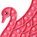 Silicone Swan Push Bubble ADHD Autism Kids Adults Stress Relief Toys (Pink)