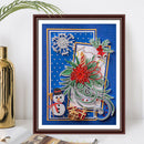 5D Flower Mosaic Diamond Painting Drawing Partial Special Shape Drill Craft Kit