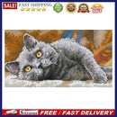 Canvas Artwork DIY Print 14CT Stamped Quiet Animal Kit Needlework Cross Stitc