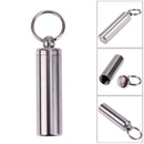 Waterproof Pills Container Survive Pills Box Outdoor Stainless Steel Container Al