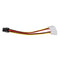 3pcs Show Card Power Line 4pin to 6pin Special Purpose Line for