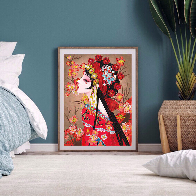 Partial Special Shape Drill Diamond Painting ancient beauty Rhinestone Draw