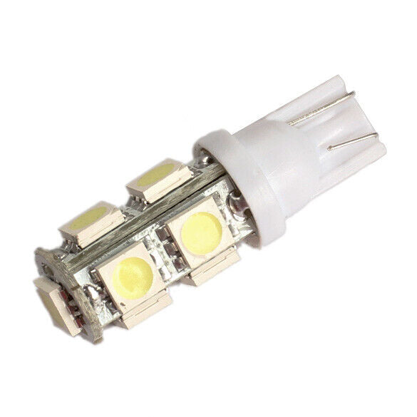 2PCS 194 168 W5W T10 9SMD-5050 LED White Light Car Tail Lamp Bulb Bright Newly