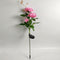 IP65 Waterproof Solar Powered 3 LED Rose Light Garden Ground Lamp (Pink) Newly