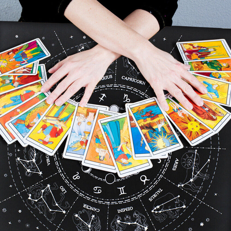 Flannel Tarots Cloth Mat Entertainment Supplies 49*49cm for Board Game Soli