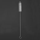 Reusable Stainless Steel Screw Thread Drinking Straw Cleaner Brush Kit (1) Newly