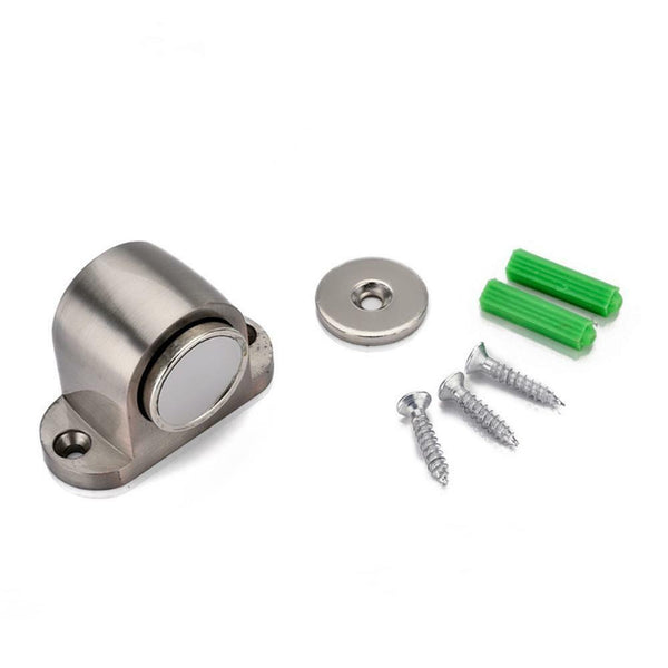 Magnetic Door Holder Stopper Doorstop Wall Floor Safety Catch Mounted 2019 F4O4