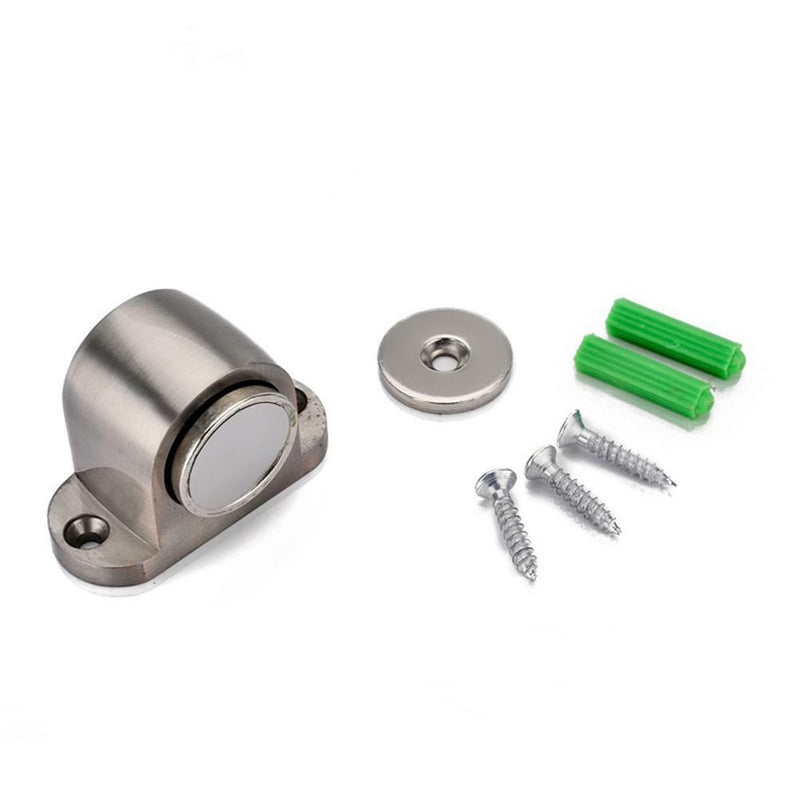 Magnetic Door Holder Stopper Doorstop Wall Floor Safety Catch Mounted 2019 F4O4