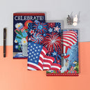 DIY Diamond Painting Mosaic A5 Notebook Partial Special Shaped Independence D