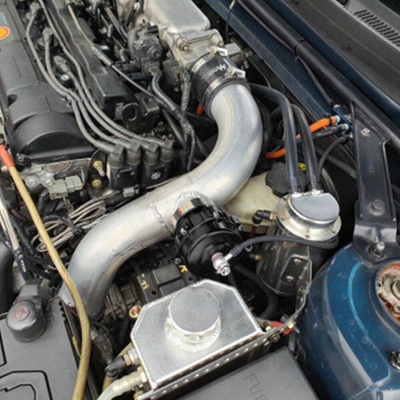 Turbo Blow Off Valve External Wastegate CNC 50mm 35PSI V-Band BOV (Black)