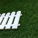 20*50CM Plastic Wooden Effect Lawn Border Edge Garden Edging Picket Fencing