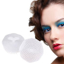 2pcs White Washing Hair Cleaner Brushes Shampoo Scalp Massage Comb Newly
