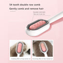 Pet Cat Hair Comb Cleaning Wipe Carpet Lint Removes Brush (Short Hair Pink)