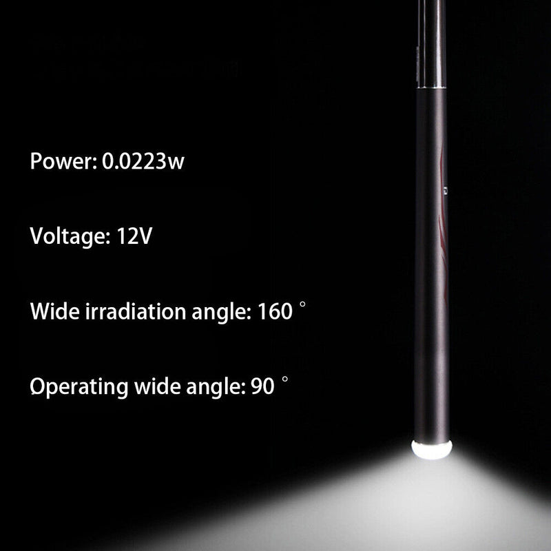 Portable Outdoor Fishing Rod Baiting Lamp Fishing Rod Tail Light Fishing Tackle