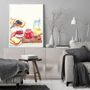 DIY Digital Picture Kit Cartoon Snacks Frameless Oil Painting By Number Artwork
