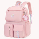 #A Student Book Bags Casual Travel Women Rucksacks Daypacks with Pendant ?