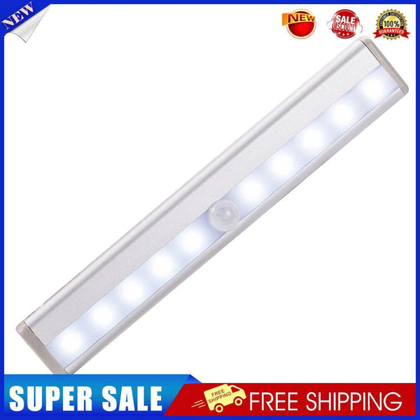 LED Human Body Induction Lights Sensor Bar Lamps Cabinets Lighting (White)
