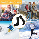 2pcs Electric Heating Socks Foot Warmer Stockings (Black 4500mAh Battery) Newly