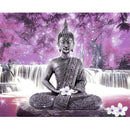 Buddha Statue Stone Pier Diamond Painting Kits Full Round Drill 40x30cm (1)