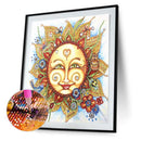 5D DIY Special Shaped Diamond Painting Sun Embroidery Kit Home Living Room Decor