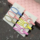 Cute Geometric Colourful Frosted Side Hair Clip Hairpins 3pcs Set BB Clips