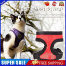 #A Reflective Cat Dog Collar Harness Comfortable Harness Collar for Outdoor Walk