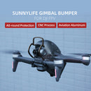 Aluminum Alloy Len Bumper for DJI FPV Protection Bar Anti-collision (Black)