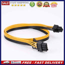6 Pin Male to 8 Pin Male PCIe Power Adapter Cable PCI-E 6 Pin to 6+2 Pin 25 inch