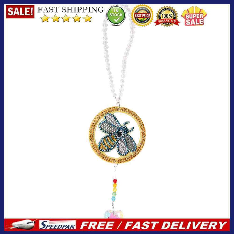 Bird Owl Butterfly Prism Pendant DIY Diamond Painting Window Car Crystal Hanging