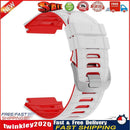 Silicone Strap Bracelet Watch Band for Garmin Forerunner 920XT (White Red) Newly