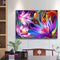 Oil Paint By Numbers Lotus Coloring Picture Digital