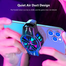 #A RGB Semiconductor Mobile Phone Radiator Fan Portable Cell Phone Game Cooler R