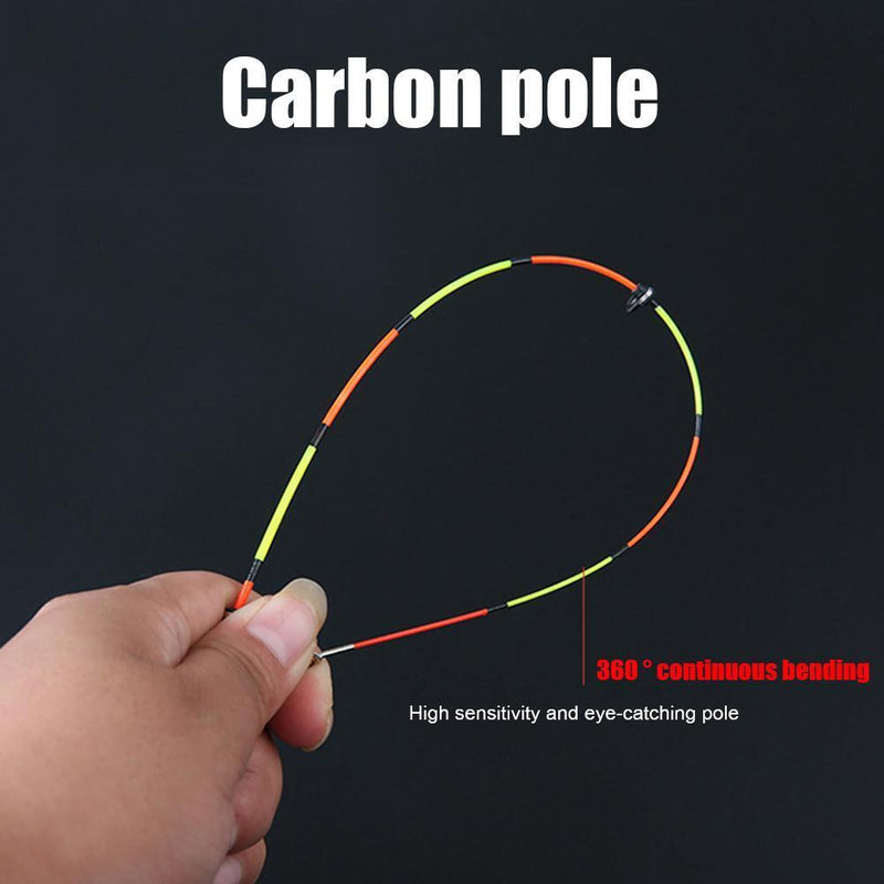 High Carbon Ultra Hard Telescopic Short Section Fishing Rod Pole (2.7m)