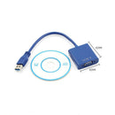 USB 3.0 to VGA 1080P Adapter Converter External Video Graphic Card with CD