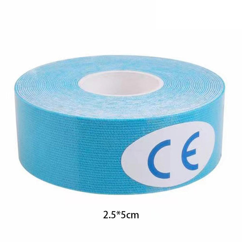 Face Kinesiology Tape Beauty Lift Up Wrinkles Reducer Tape Roll (Blue)