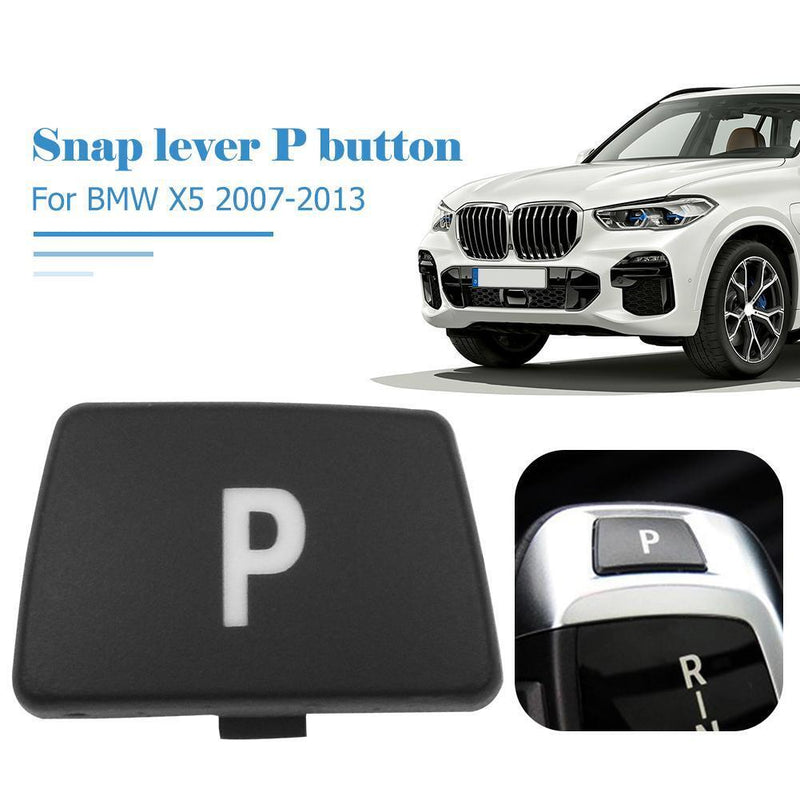 Car Gear Shift Knob P Button Cover Trim for X5 X6 3/5 Series E-Code Chassis