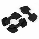 6pcs Rubber Damping Electric Scooter Vibration Damper for M365 (Black)