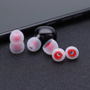 6pcs In Ear Earphone Silicone Earbuds Replace for KZ Headset (White+Red) Newly