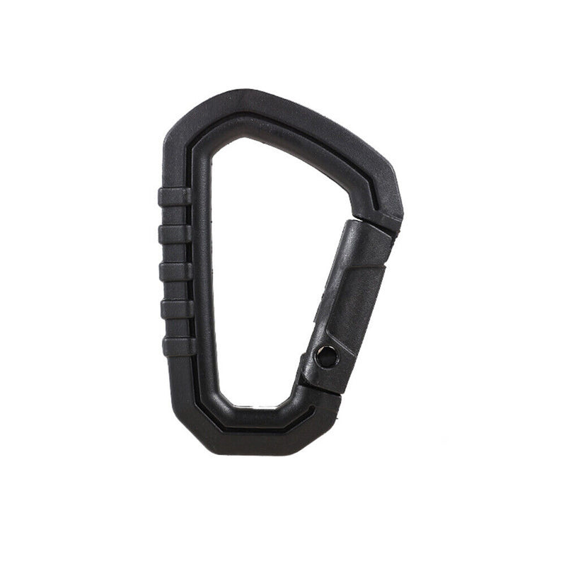 5pcs Outdoor Carabiner Molle Buckle Keychain Hook Backpack D-Ring Safety Buck