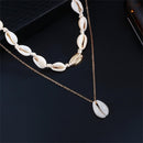 Choker Multilayer Shell Necklace Cowry Seashell Pendant Beach Jewelry Bohemian