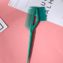 Barber Hair Dyeing Comb with Brush Plastic Hair Coloring Applicator (Cyan) Newly