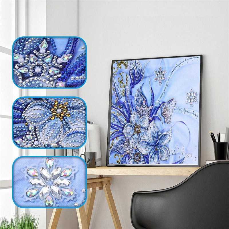 DIY Special Shaped Diamond Painting Butterfly Cross Stitch Mosaic (DZ177)