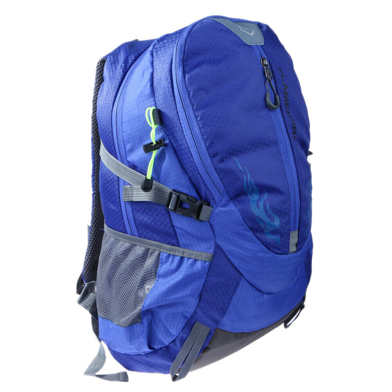 Unisex Waterproof Outdoor Sports Shoulder Bag Travel Backpack (Bright Blue)