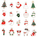Jewelry Bracelet Pendant Xmas Tree Hanging Christmas Charms Set DIY Craft