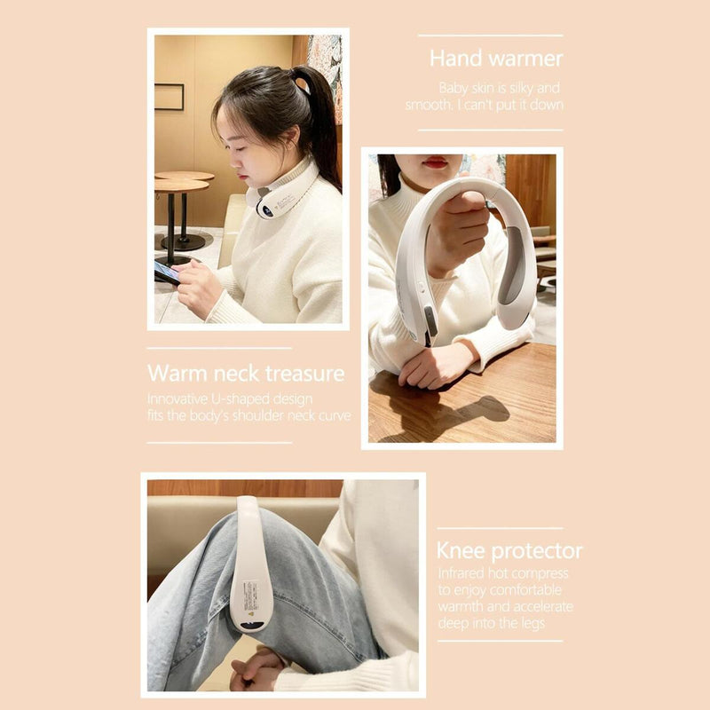 Portable Hand Warmer Neck Protector Electric Heater Power Bank USB Charger{