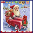 Hand Painted Oil Paint By Numbers Santa Claus Digital Drawing On Canvas Home Art