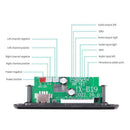 12V With Power Amplifier 2*40w Decoder Board Color Screen B3U0